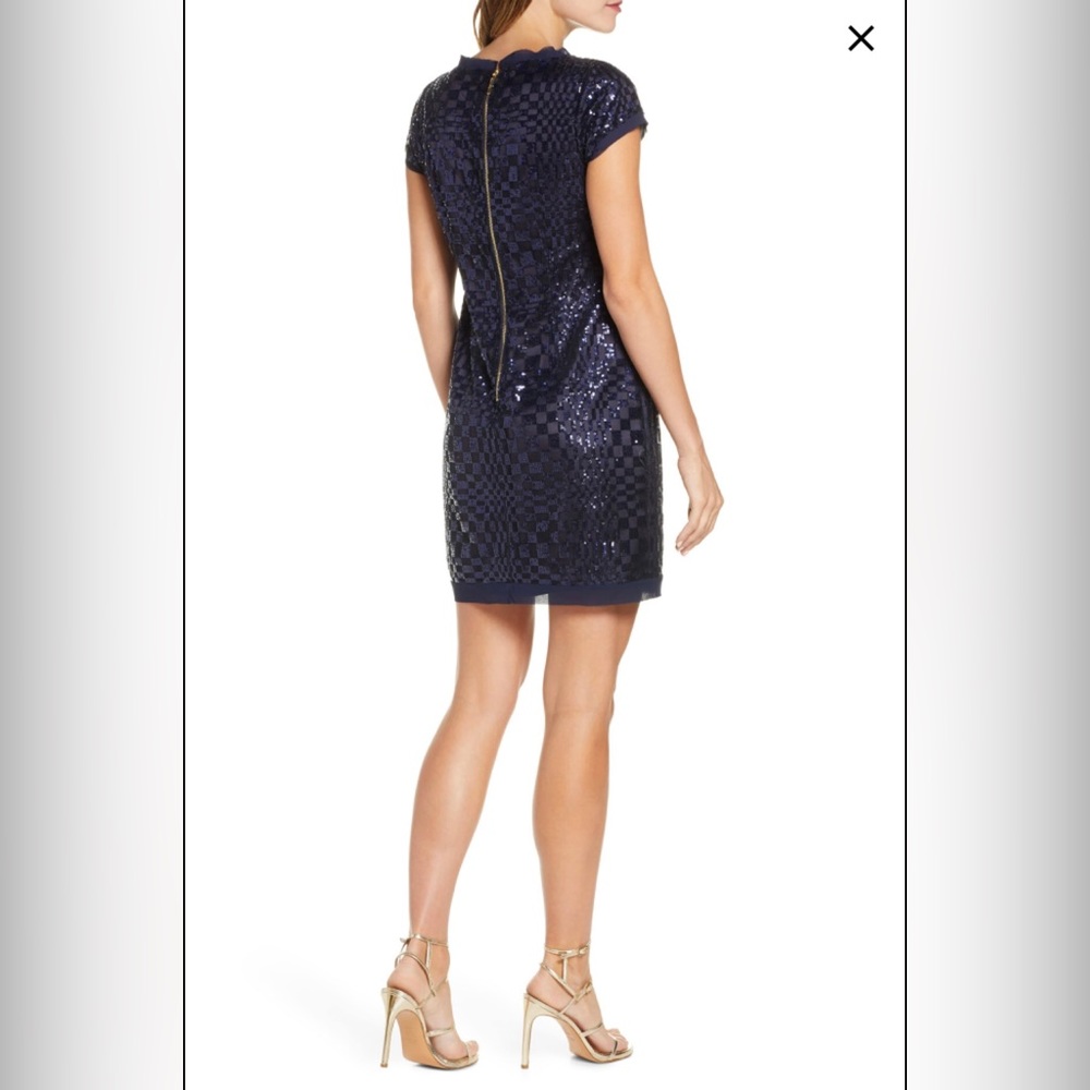 NwT Eliza J Bodycon Dress - Navy - Size 6 - Picture 3 of 7